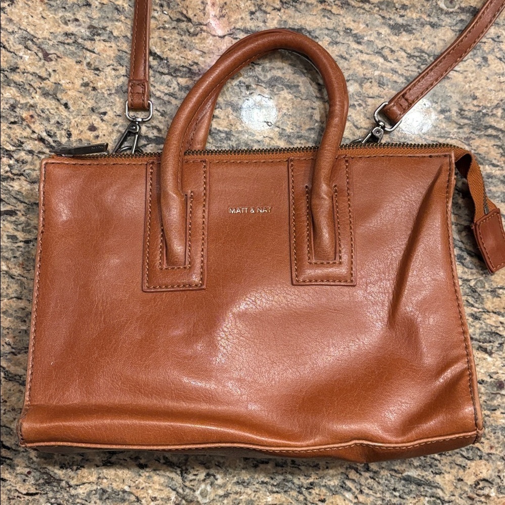 Matt & Nat Brown Crossbody Satchel